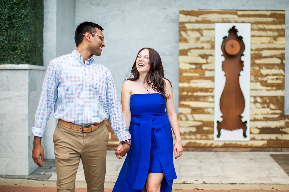engagement session at doubletree inn in downtown tallahassee