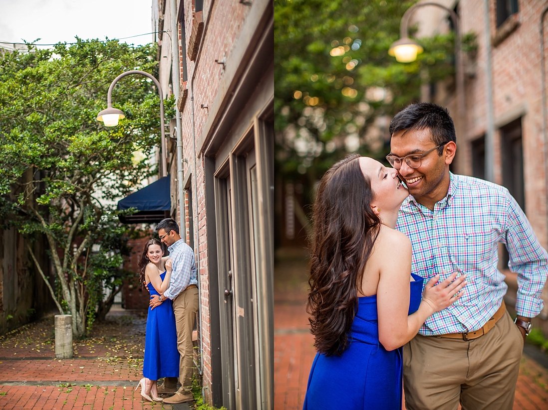 Downtown Tallahassee Engagement Session at Governor's Club