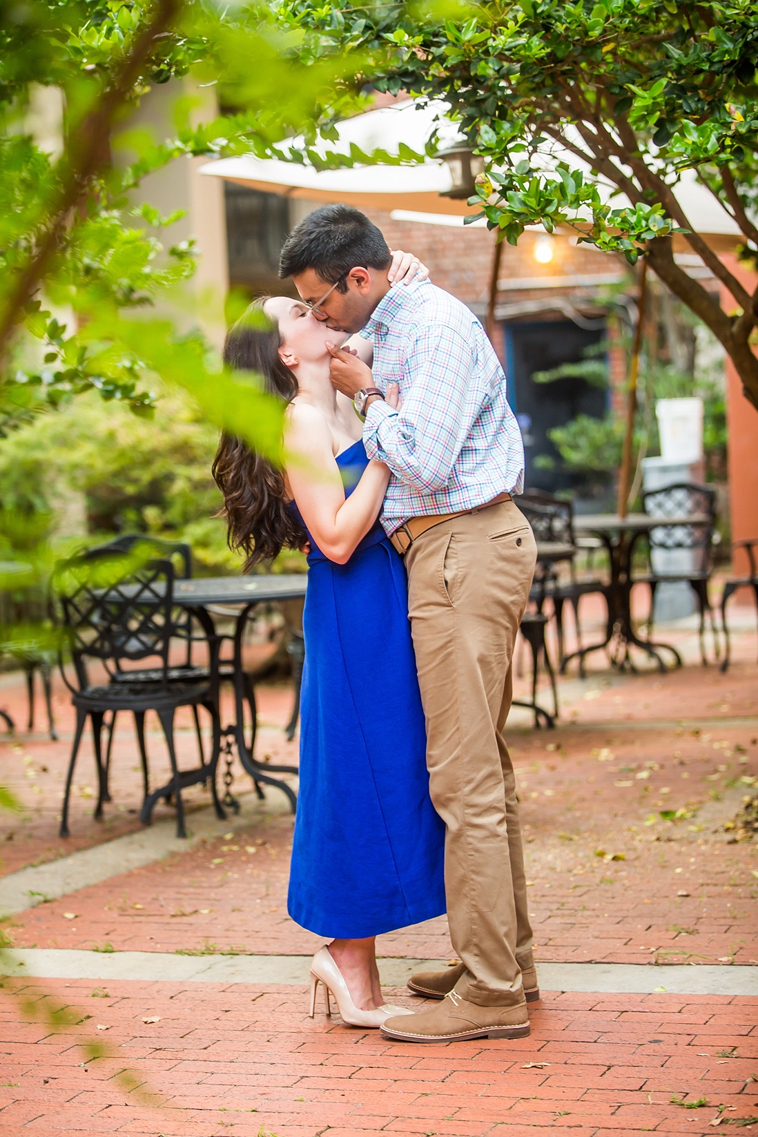 Downtown Tallahassee Engagement Session at Governor's Inn