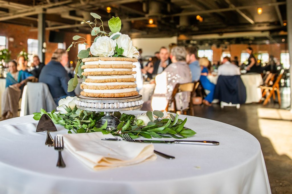 Great American Cookie Co. Wedding Cake at The Gathering in Tallahassee, Florida